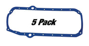 Moroso Pre-1985 Small Block Chevrolet Oil Pan Gasket - One Piece - Reinforced Steel (5 Pack) - Truck & Automotive
