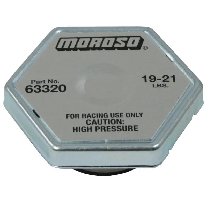 MOROSO 63320 RACING RADTR CAP 19-21LBS