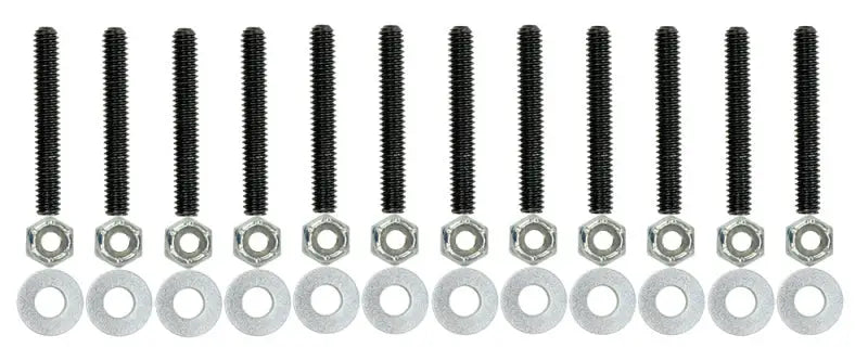 Twelve sets of bolts nuts washers for Moroso Small Block Ford valve covers