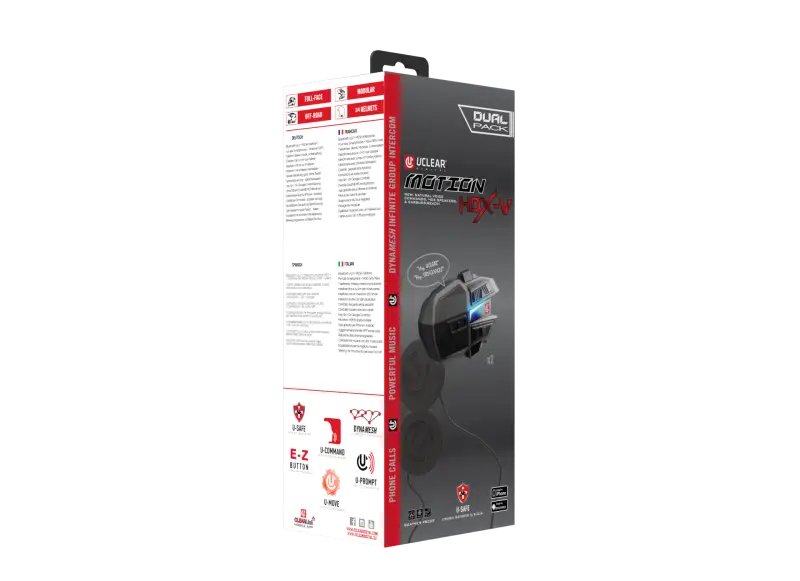 Motion Hdx V Dual Kit Helmet Audio Dual Kit 