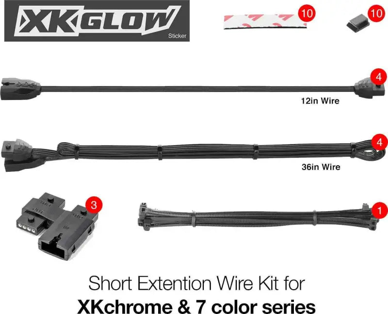 XK GLOW XK-4P-WIRE-KIT-MOTO