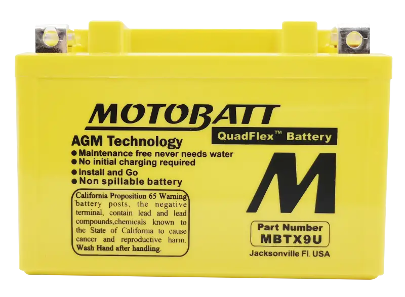Battery Mbtx9u Sealed Factory Activated - MOTOBATT