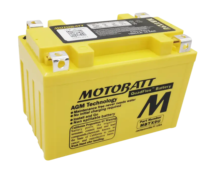 Battery Mbtx9u Sealed Factory Activated - MOTOBATT
