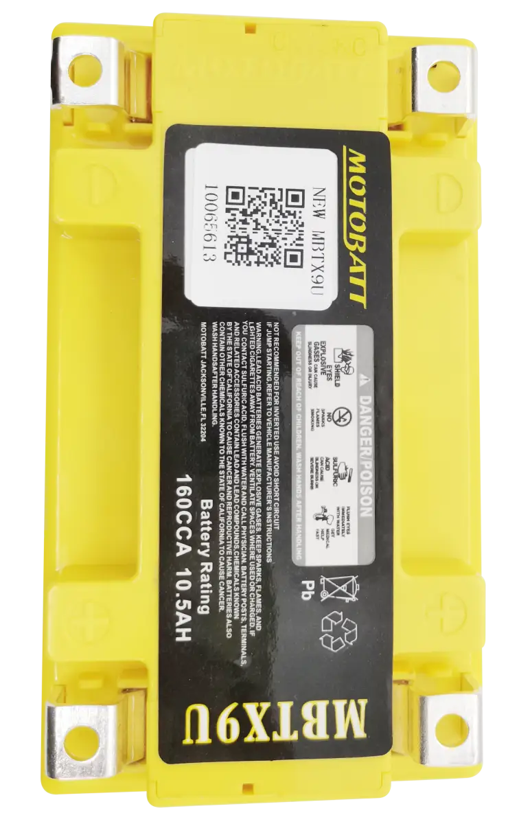 Battery Mbtx9u Sealed Factory Activated - MOTOBATT