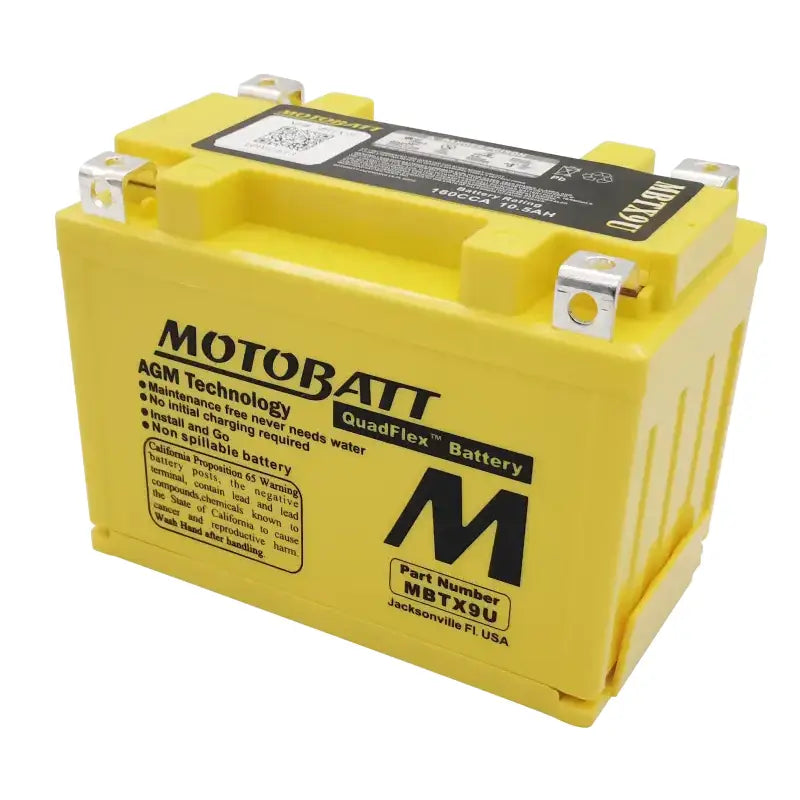 Battery Mbtx9u Sealed Factory Activated - MOTOBATT