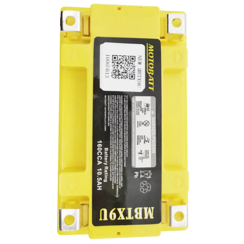 Battery Mbtx9u Sealed Factory Activated - MOTOBATT