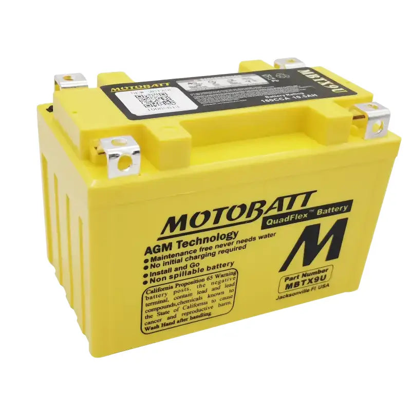 Battery Mbtx9u Sealed Factory Activated - MOTOBATT