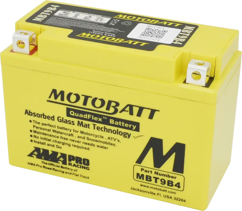 Battery Mbt9b4 Sealed Factory Activated - MOTOBATT
