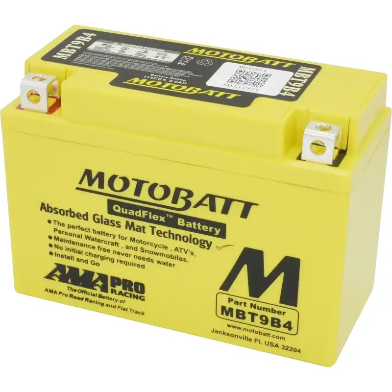 Battery Mbt9b4 Sealed Factory Activated - MOTOBATT