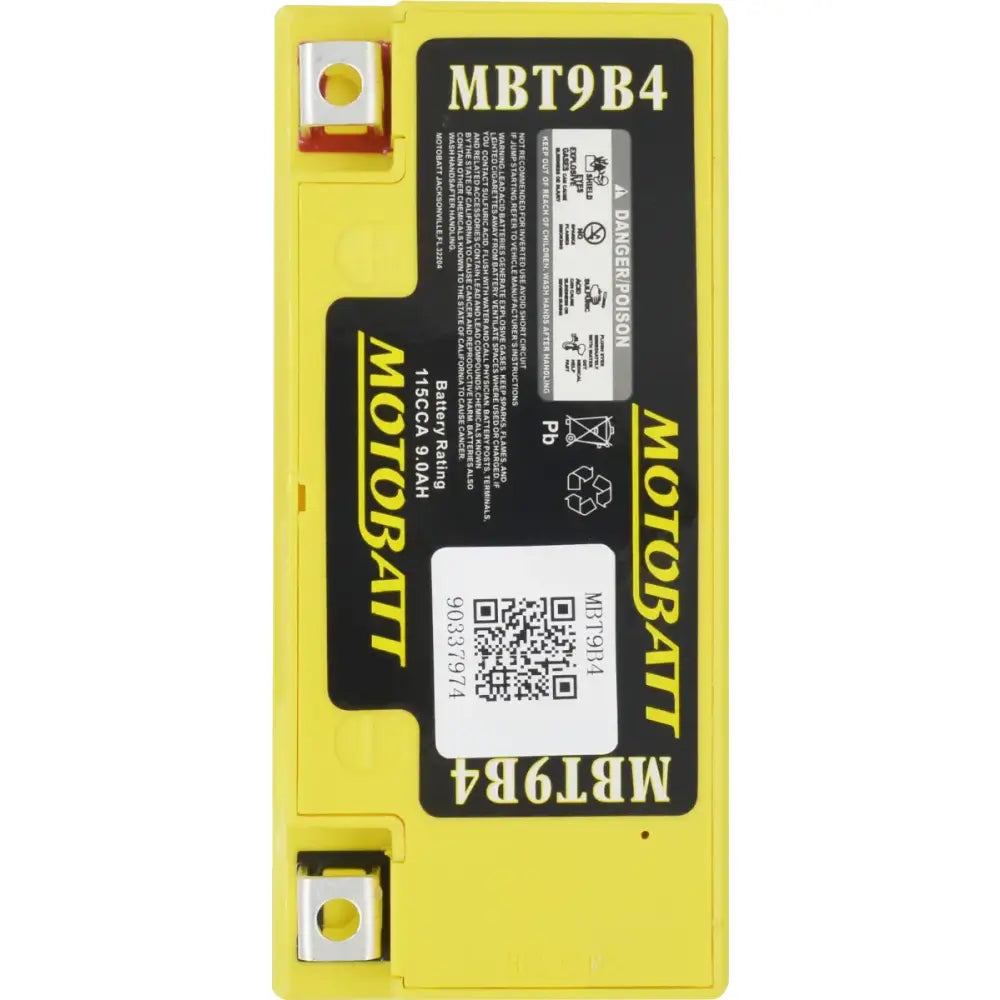 Battery Mbt9b4 Sealed Factory Activated - MOTOBATT