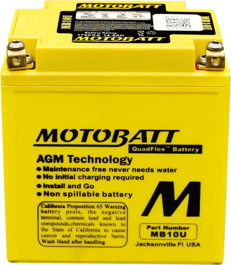 Battery Mb10u Sealed Factory Activated - MOTOBATT