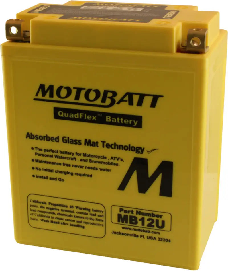 Battery Mb12u Sealed Factory Activated - MOTOBATT