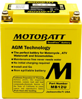 Battery Mb12u Sealed Factory Activated - MOTOBATT