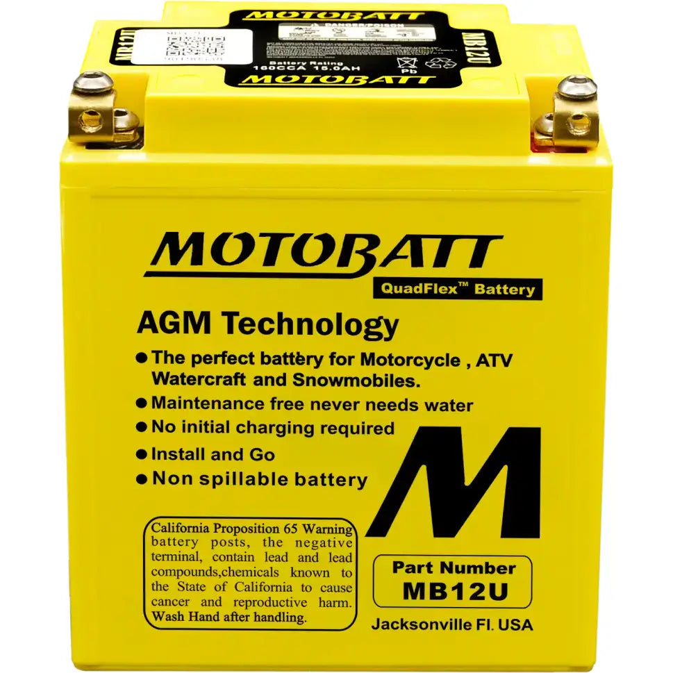 Battery Mb12u Sealed Factory Activated - MOTOBATT