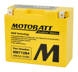 Battery Mbt12b4 Sealed Factory Activated - MOTOBATT