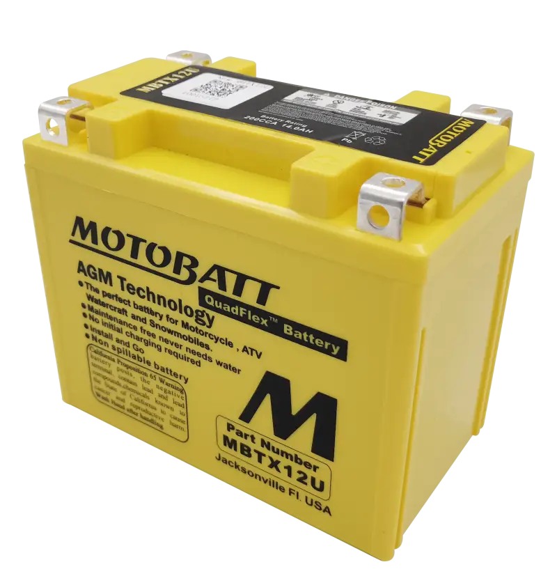 Battery Mbtx12u Sealed Factory Activated - MOTOBATT