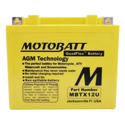 Battery Mbtx12u Sealed Factory Activated - MOTOBATT