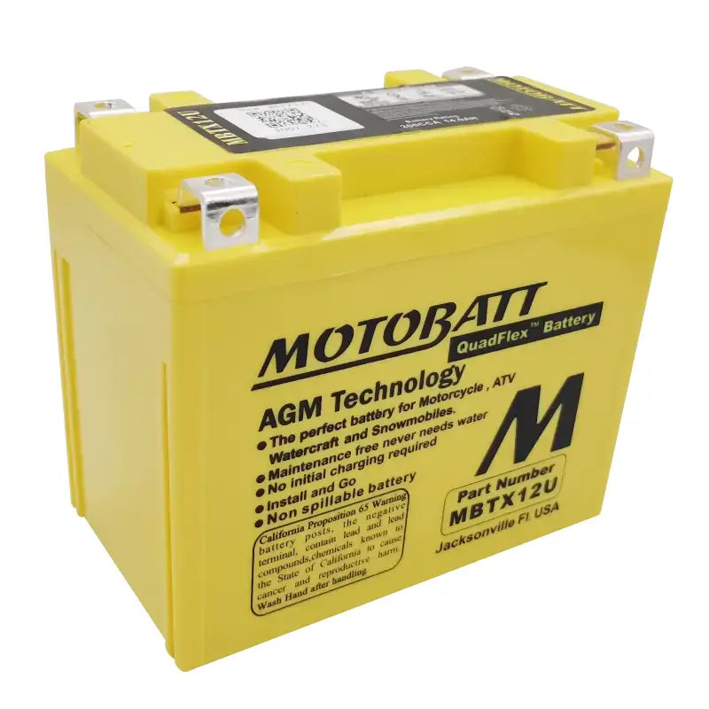 Battery Mbtx12u Sealed Factory Activated - MOTOBATT