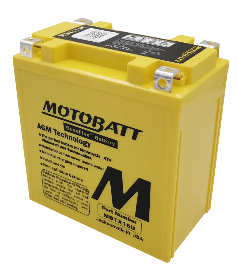 Battery Mbtx16u Sealed Factory Activated - MOTOBATT