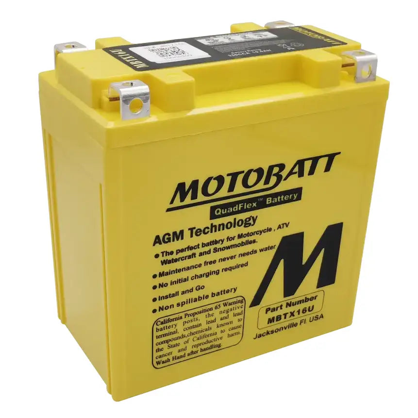 Battery Mbtx16u Sealed Factory Activated - MOTOBATT