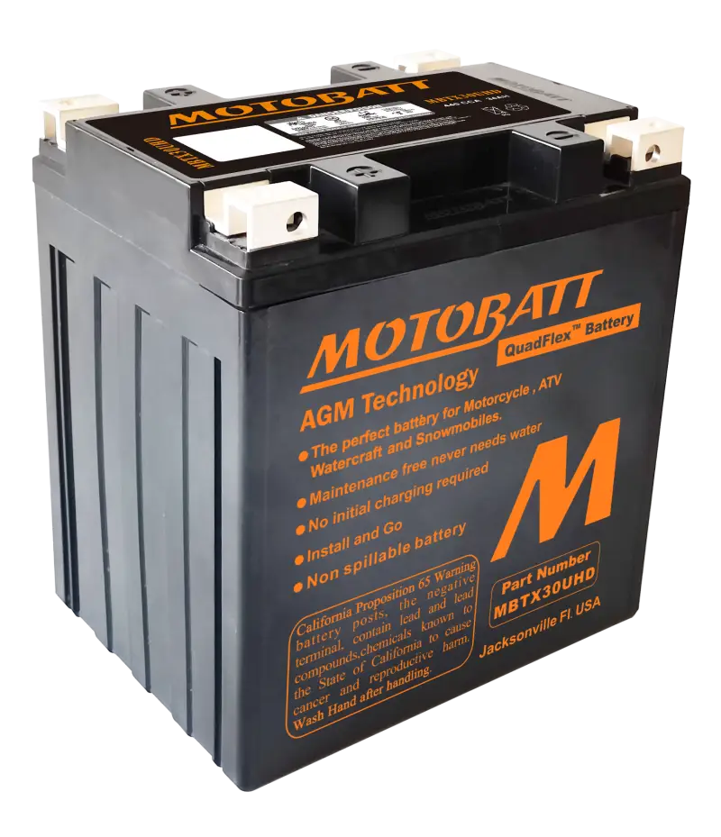 Battery Mbtx30u(hd) Sealed Factory Activated - MOTOBATT