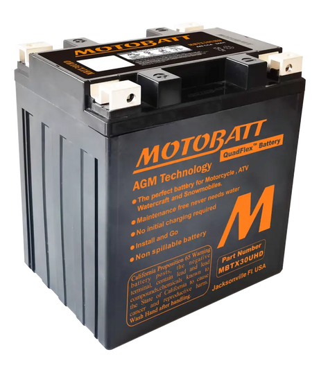 Battery Mbtx30u(hd) Sealed Factory Activated - MOTOBATT
