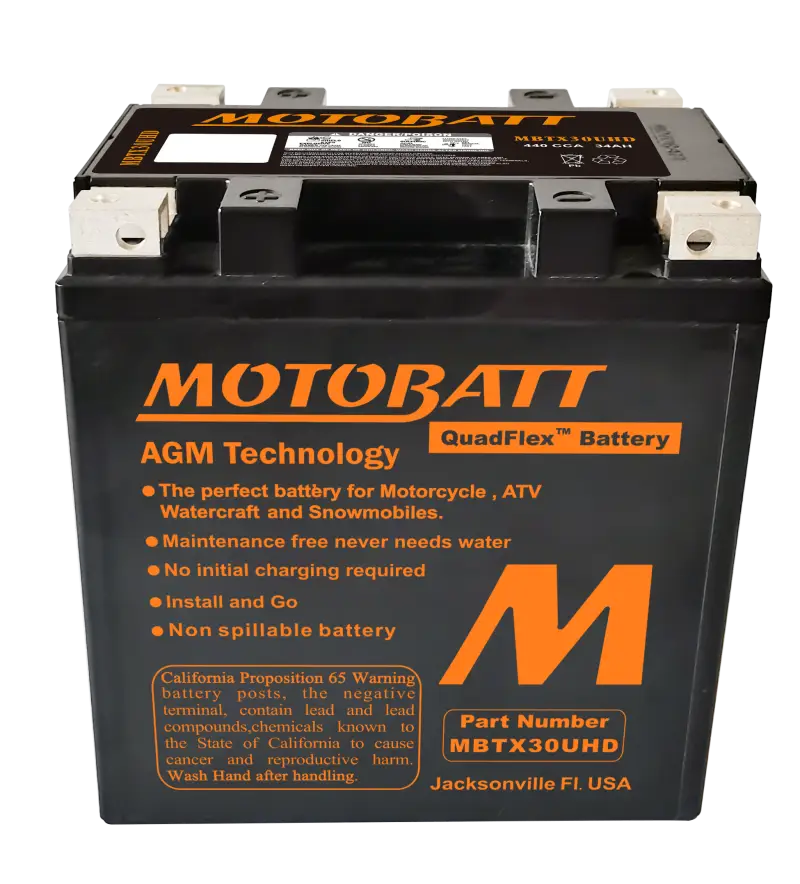 Battery Mbtx30u(hd) Sealed Factory Activated - MOTOBATT