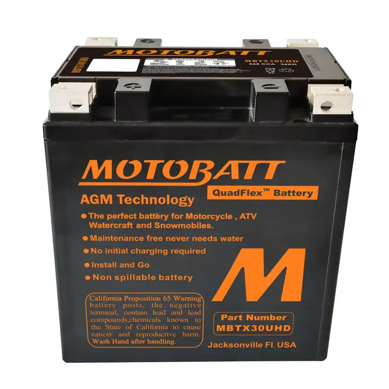 Battery Mbtx30u(hd) Sealed Factory Activated - MOTOBATT