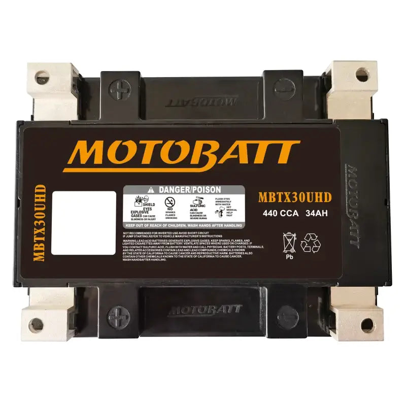 Battery Mbtx30u(hd) Sealed Factory Activated - MOTOBATT