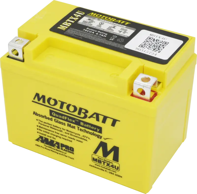 Battery Mbtx4u Sealed Factory Activated - MOTOBATT