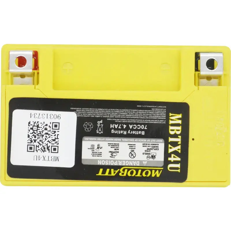 Battery Mbtx4u Sealed Factory Activated - MOTOBATT