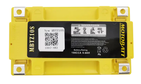 Battery Mbtz10s Sealed Factory Activated - MOTOBATT