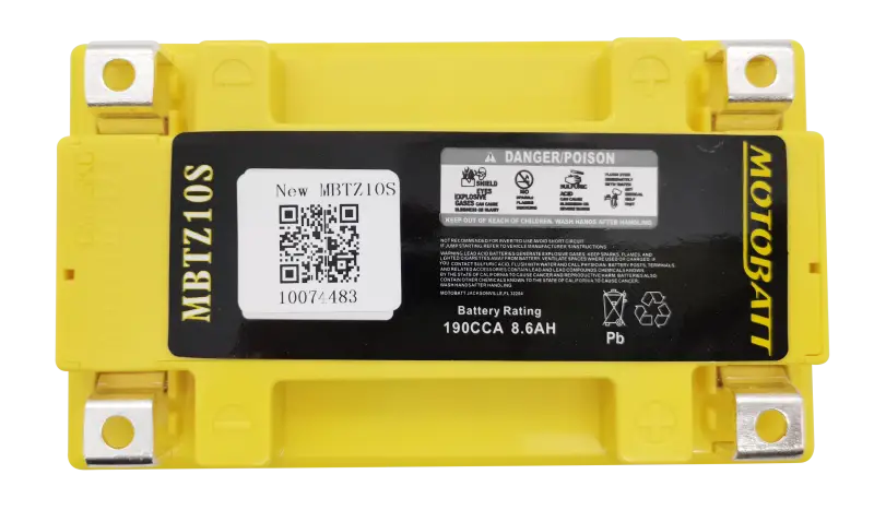 Battery Mbtz10s Sealed Factory Activated - MOTOBATT