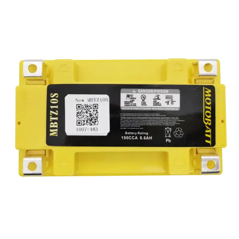 Battery Mbtz10s Sealed Factory Activated - MOTOBATT