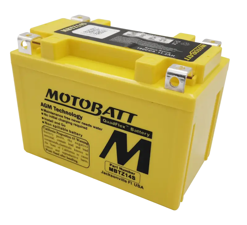 Battery Mbtz14s Sealed Factory Activated - MOTOBATT