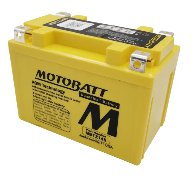 Battery Mbtz14s Sealed Factory Activated - MOTOBATT