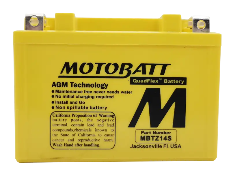 Battery Mbtz14s Sealed Factory Activated - MOTOBATT