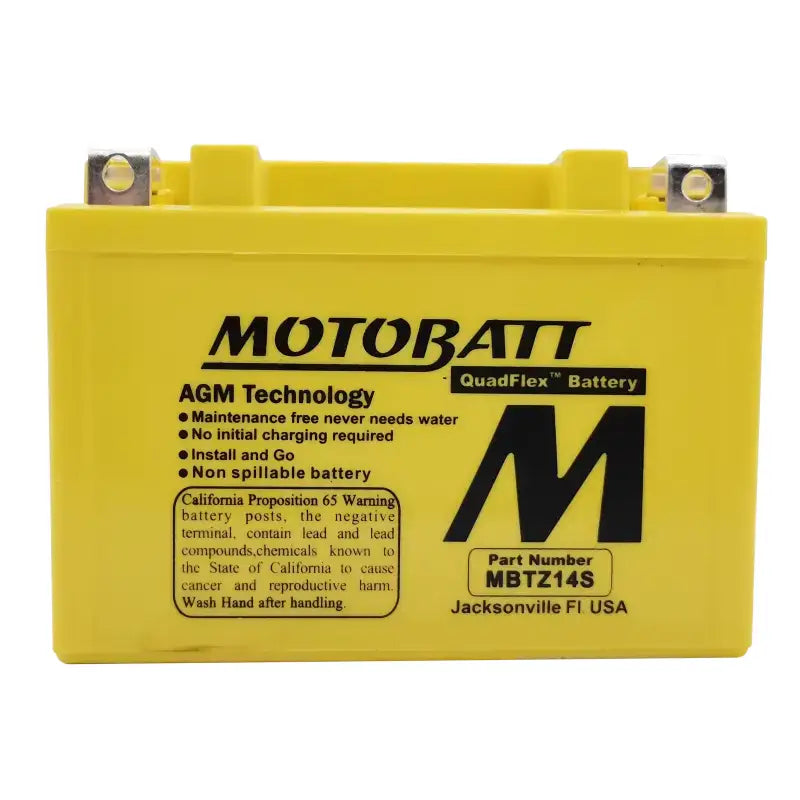 Battery Mbtz14s Sealed Factory Activated - MOTOBATT