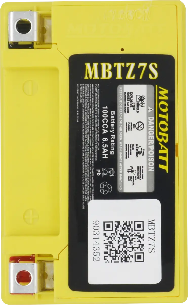 Battery Mbtz7s Sealed Factory Activated - MOTOBATT