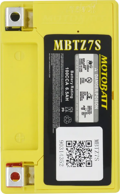 Battery Mbtz7s Sealed Factory Activated - MOTOBATT