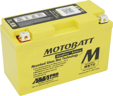 Battery Mb7u Sealed Factory Activated - MOTOBATT