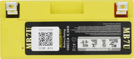 Battery Mb7u Sealed Factory Activated - MOTOBATT