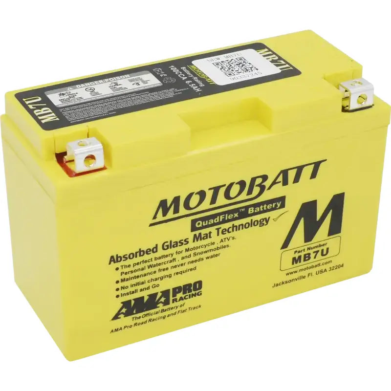 Battery Mb7u Sealed Factory Activated - MOTOBATT
