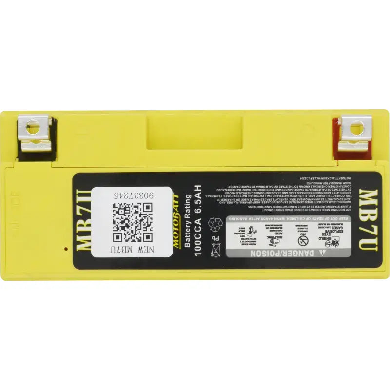 Battery Mb7u Sealed Factory Activated - MOTOBATT
