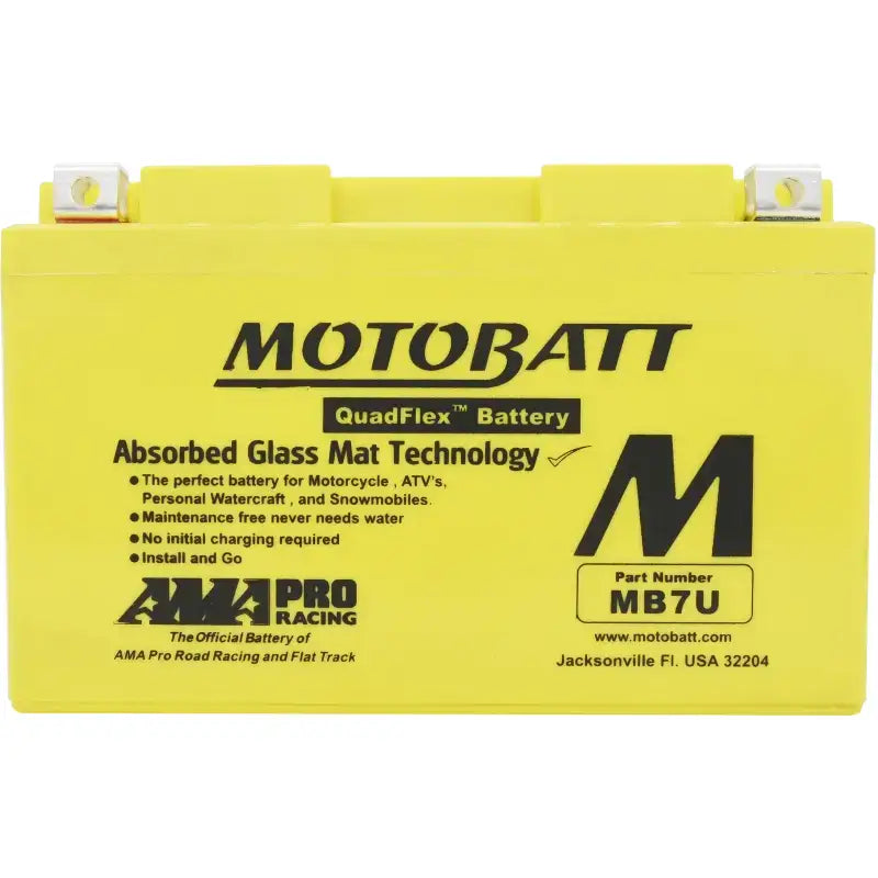 Battery Mb7u Sealed Factory Activated - MOTOBATT