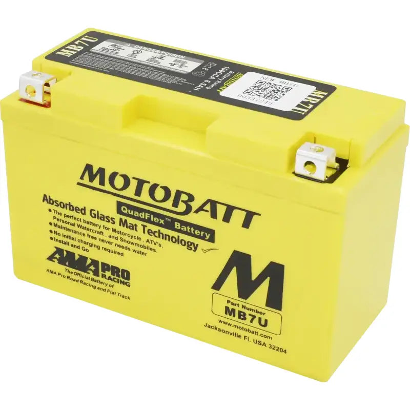 Battery Mb7u Sealed Factory Activated - MOTOBATT