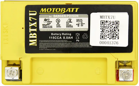 Battery Mbtx7u Sealed Factory Activated - MOTOBATT