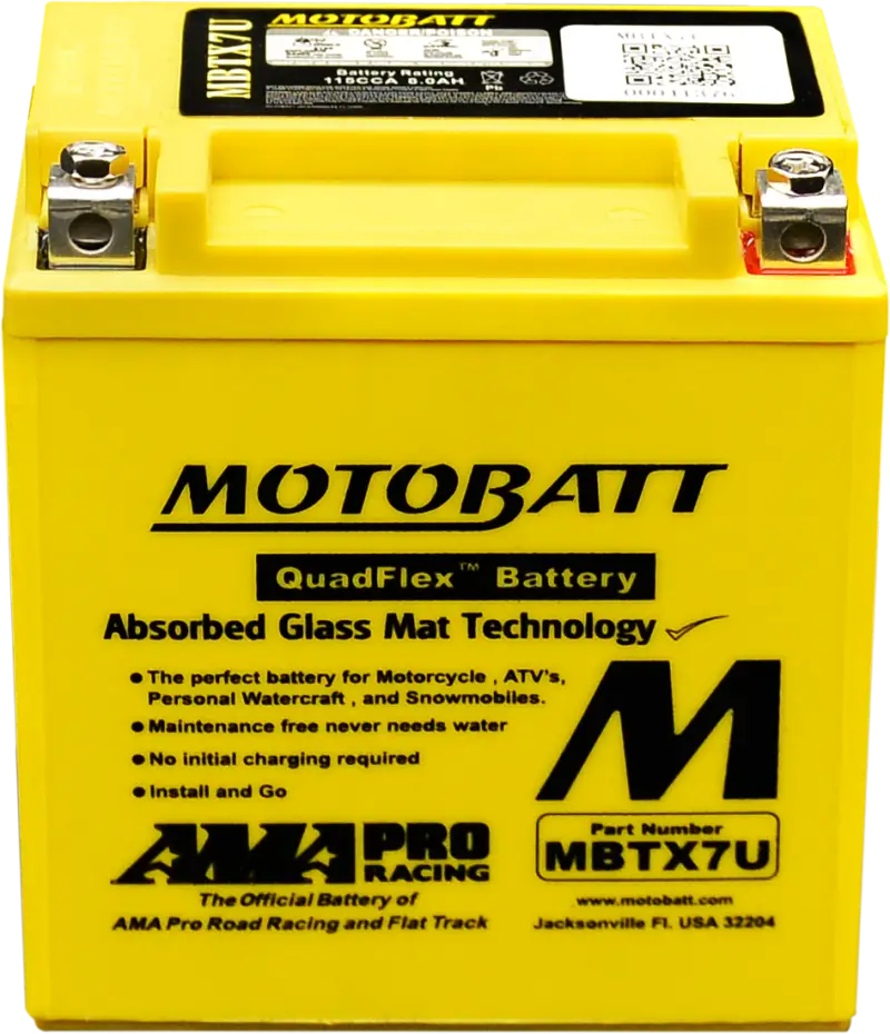 Battery Mbtx7u Sealed Factory Activated - MOTOBATT