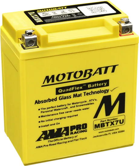 Battery Mbtx7u Sealed Factory Activated - MOTOBATT