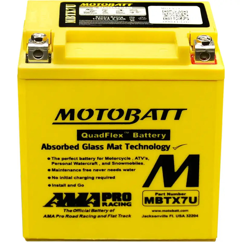 Battery Mbtx7u Sealed Factory Activated - MOTOBATT